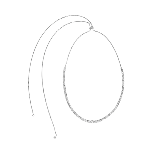 14KW 1CTW Diamond Bolo Necklace Kiefer Jewelers Lutz, FL