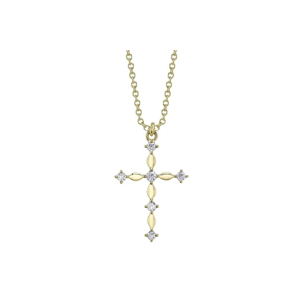 14KY Diamond Cross Necklace by Shy Creation Kiefer Jewelers Lutz, FL