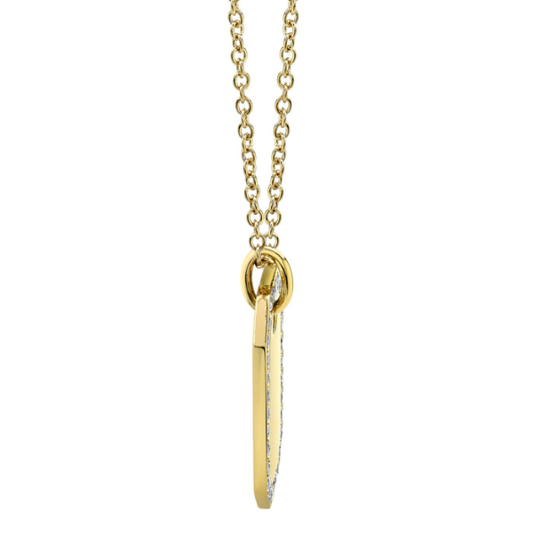 14KY 0.40CTW Diamond Dog Tag Necklace by Shy Creation Image 4 Kiefer Jewelers Lutz, FL
