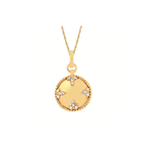 14KY Diamond Medallion Pendant Kiefer Jewelers Lutz, FL