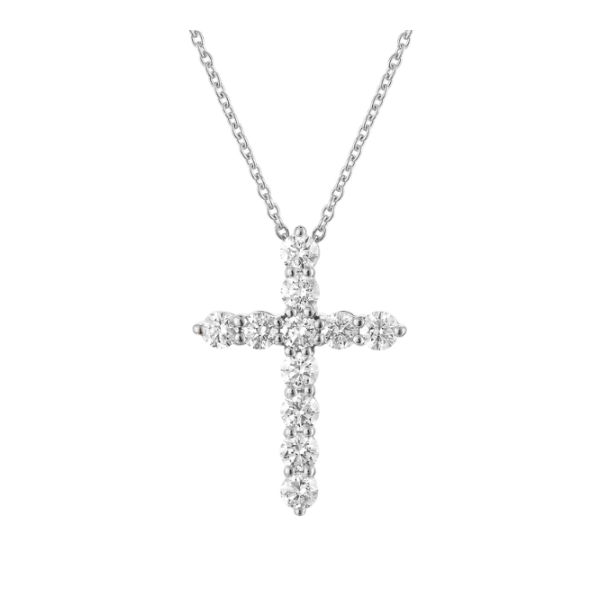 14KW 0.50CTW Diamond Cross Pendant Kiefer Jewelers Lutz, FL