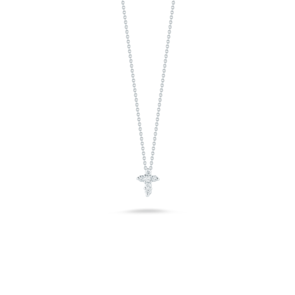 Roberto Coin 18K Diamond Cross Necklace Kiefer Jewelers Lutz, FL
