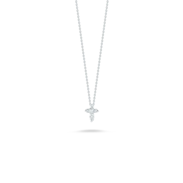 Roberto Coin 18K Diamond Cross Necklace Kiefer Jewelers Lutz, FL