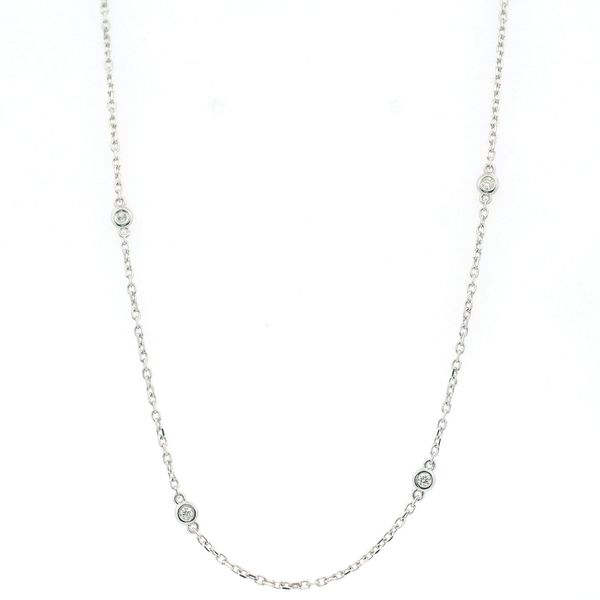 14KW 0.25CTW Diamonds by the Yard Necklace Kiefer Jewelers Lutz, FL