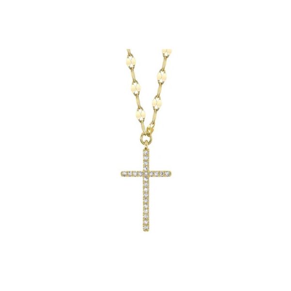14K Diamond Cross Necklace Kiefer Jewelers Lutz, FL