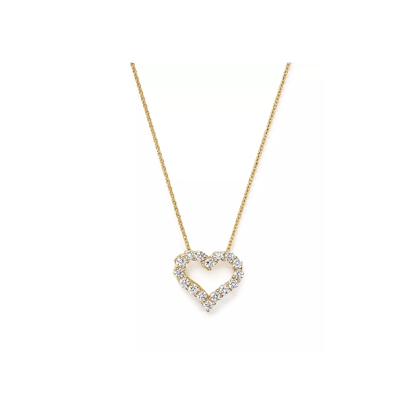 14KY 0.25CTW Small Diamond Heart Pendant Kiefer Jewelers Lutz, FL