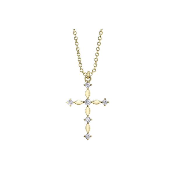 14KY Diamond Cross Necklace by Shy Creation Kiefer Jewelers Lutz, FL
