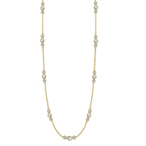 14KY 0.75CTW Diamond by the Yard Necklace Kiefer Jewelers Lutz, FL
