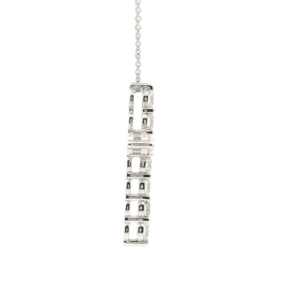 14KW 2.0CTW Large Diamond Cross Pendant Image 4 Kiefer Jewelers Lutz, FL