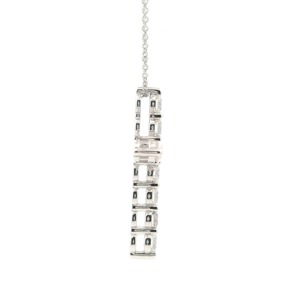 14KW 2.0CTW Large Diamond Cross Pendant Image 4 Kiefer Jewelers Lutz, FL