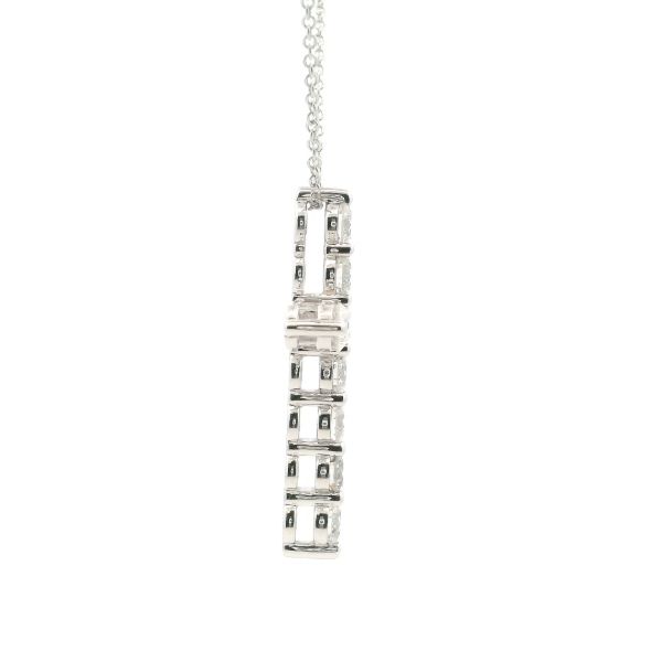 14KW 2.0CTW Large Diamond Cross Pendant Image 4 Kiefer Jewelers Lutz, FL