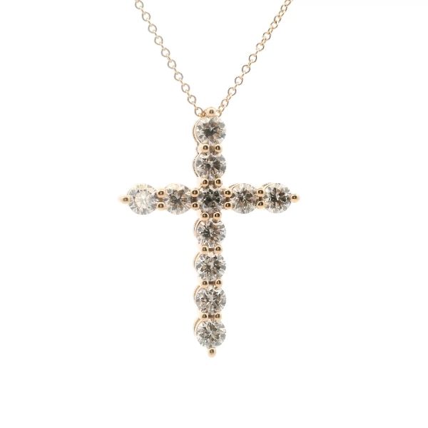 14KY 2CTW Large Diamond Cross Pendant Kiefer Jewelers Lutz, FL
