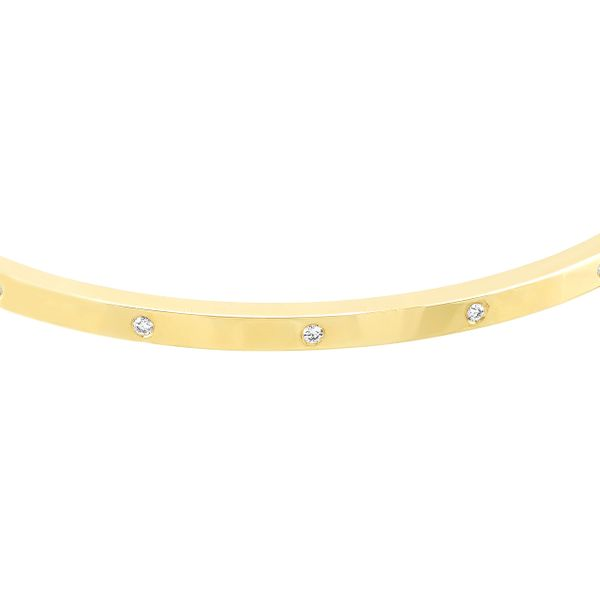 14K Diamond Bangle Bracelet Image 3 Kiefer Jewelers Lutz, FL