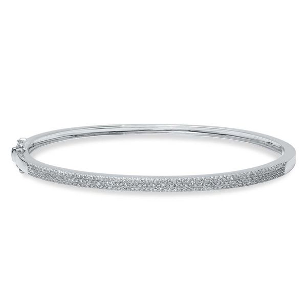 14K Diamond Pave Bangle Bracelet by Shy Creation Kiefer Jewelers Lutz, FL