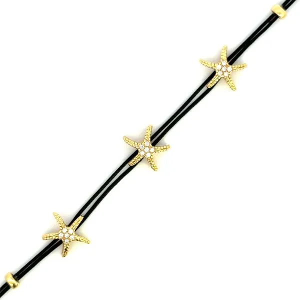 18K Star Fish Cord Bracelet Kiefer Jewelers Lutz, FL