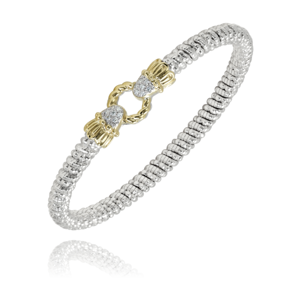 Vahan Sterling Silver and 14K Diamond Bracelet Kiefer Jewelers Lutz, FL