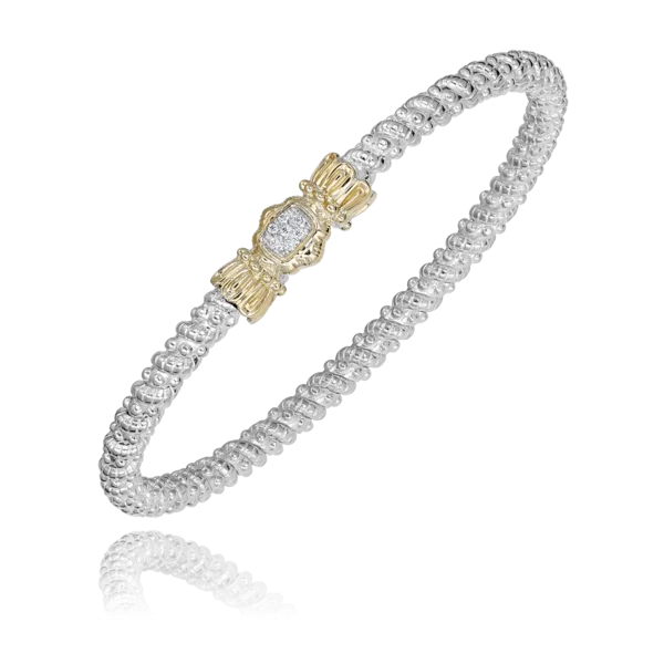 Vahan Sterling Silver and 14K Diamond Bracelet Kiefer Jewelers Lutz, FL