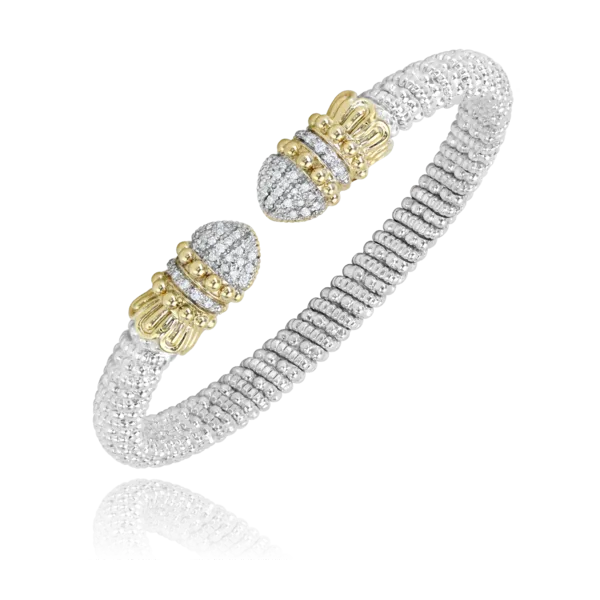 Vahan Sterling Silver and 14K Diamond Bracelet Kiefer Jewelers Lutz, FL