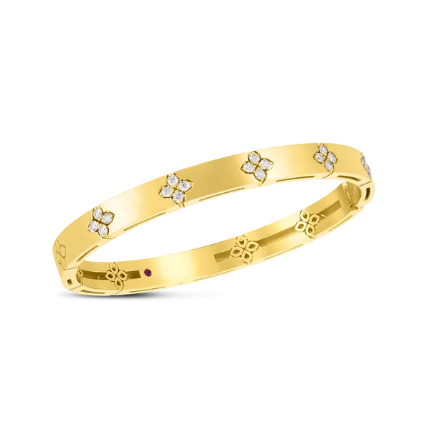 18KY Diamond Bangle by Roberto Coin Kiefer Jewelers Lutz, FL