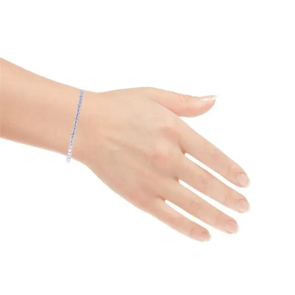 14K Lab Grown Diamond Bracelet Image 2 Kiefer Jewelers Lutz, FL