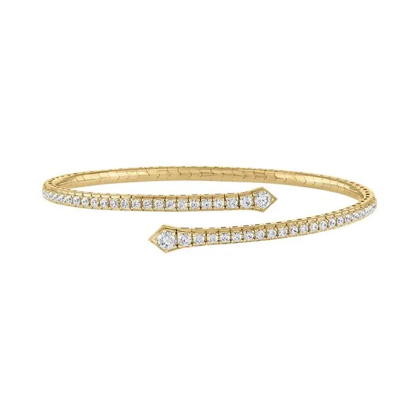 14K Diamond Flexi Bangle Bracelet Kiefer Jewelers Lutz, FL