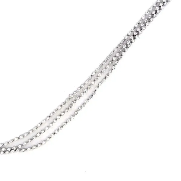 14KW 4.27CTW Triple Strand Diamond Bracelet Image 3 Kiefer Jewelers Lutz, FL