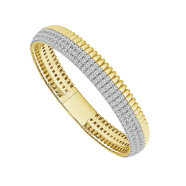 14KY 8CTW Flexi-Bangle Bracelet Kiefer Jewelers Lutz, FL