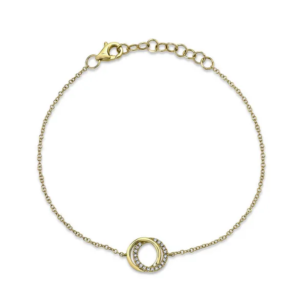 14KY Diamond Love Knot Bracelet by Shy Creation Kiefer Jewelers Lutz, FL