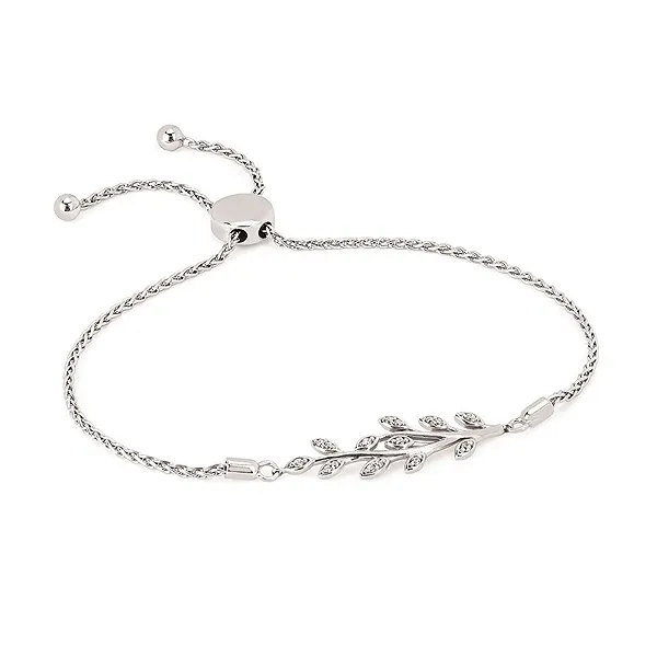 Sterling Silver Diamond 