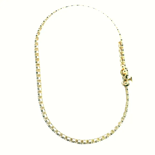 14KY Illusion Set Diamond Tennis Bracelet Image 4 Kiefer Jewelers Lutz, FL