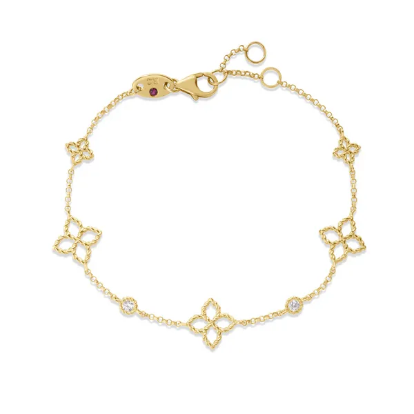 18KY Diamond Principessa Bracelet by Roberto Coin Kiefer Jewelers Lutz, FL