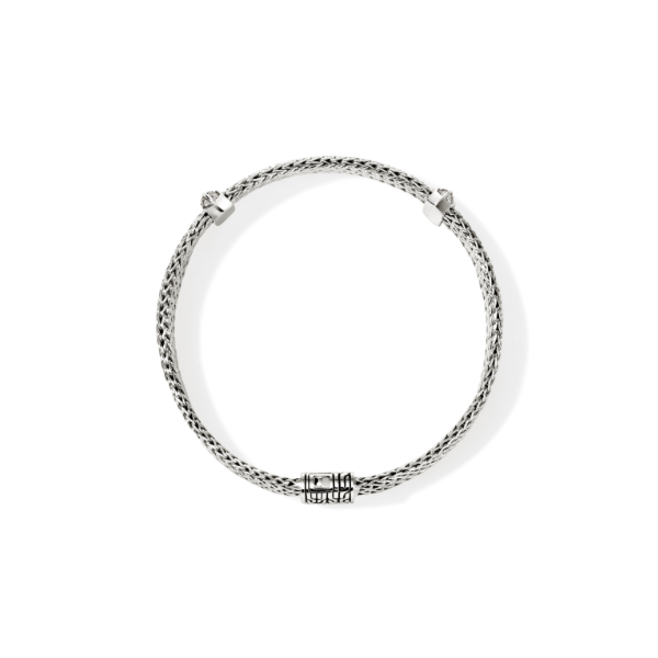John Hardy SS and Diamond Icon Link Flat Chain Bracelet Image 4 Kiefer Jewelers Lutz, FL