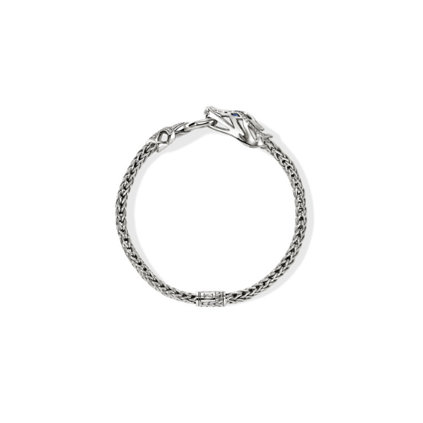 SS Diamond and Sapphire Naga Bracelet by John Hardy Image 2 Kiefer Jewelers Lutz, FL