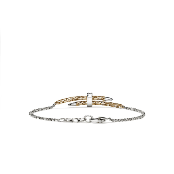 SS/14KY Spear Station Bracelet with Diamond by John Hardy Image 4 Kiefer Jewelers Lutz, FL