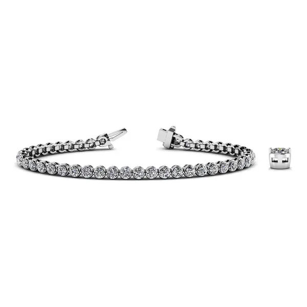 14KW 6.25CTW Diamond Tennis Bracelet Kiefer Jewelers Lutz, FL