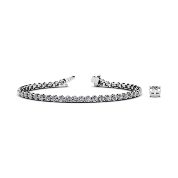 14KW 6.25CTW Diamond Tennis Bracelet Kiefer Jewelers Lutz, FL