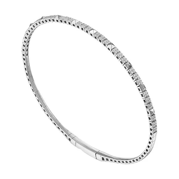 14KW Diamond Flexi Bangle Bracelet Kiefer Jewelers Lutz, FL