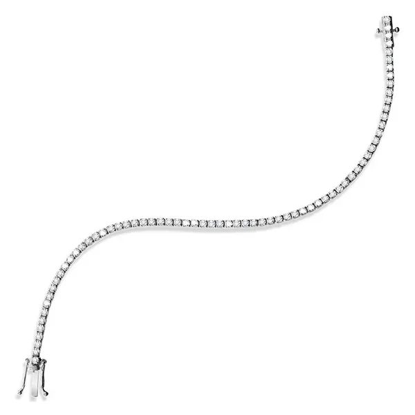 14KW 3CTW Diamond Tennis Bracelet Image 2 Kiefer Jewelers Lutz, FL
