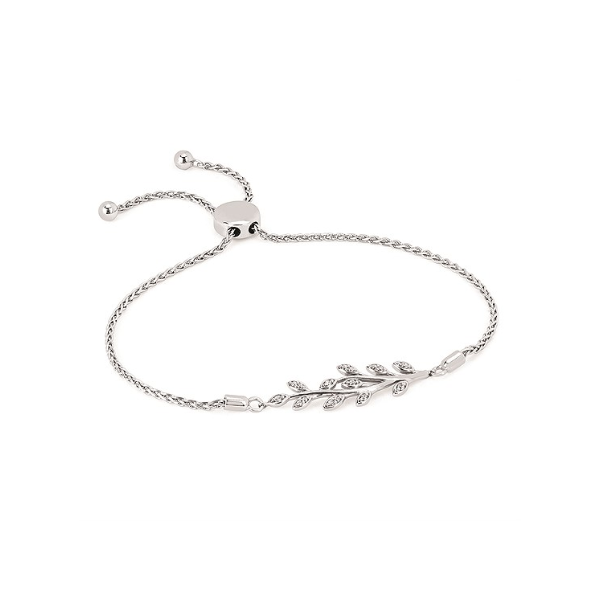 Sterling Silver Diamond 
