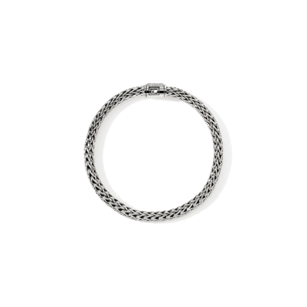 SS Diamond Pave Icon Bracelet by John Hardy Image 2 Kiefer Jewelers Lutz, FL