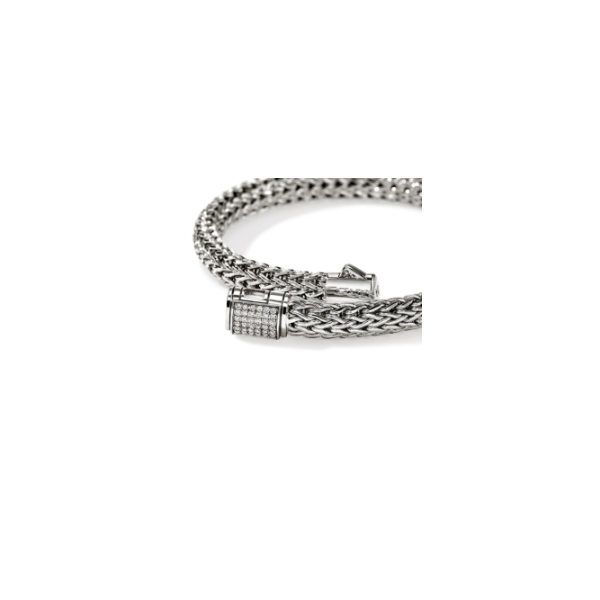 SS Diamond Pave Icon Bracelet by John Hardy Image 3 Kiefer Jewelers Lutz, FL