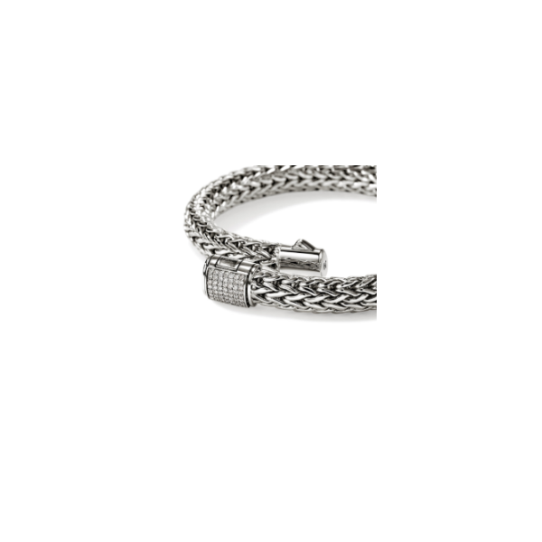 SS Diamond Pave Icon Bracelet by John Hardy Image 2 Kiefer Jewelers Lutz, FL