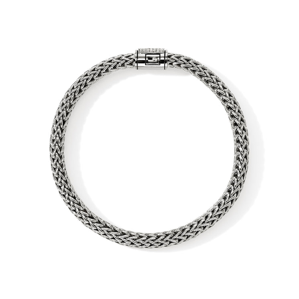 SS Diamond Pave Icon Bracelet by John Hardy Image 3 Kiefer Jewelers Lutz, FL