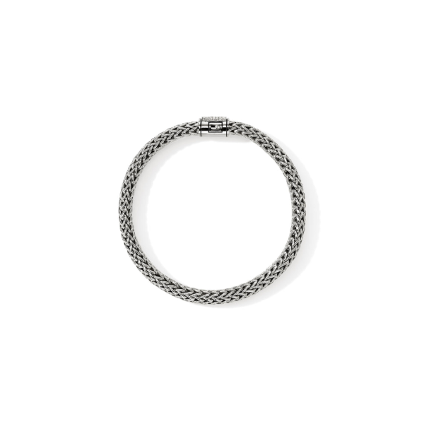 SS Diamond Pave Icon Bracelet by John Hardy Image 3 Kiefer Jewelers Lutz, FL