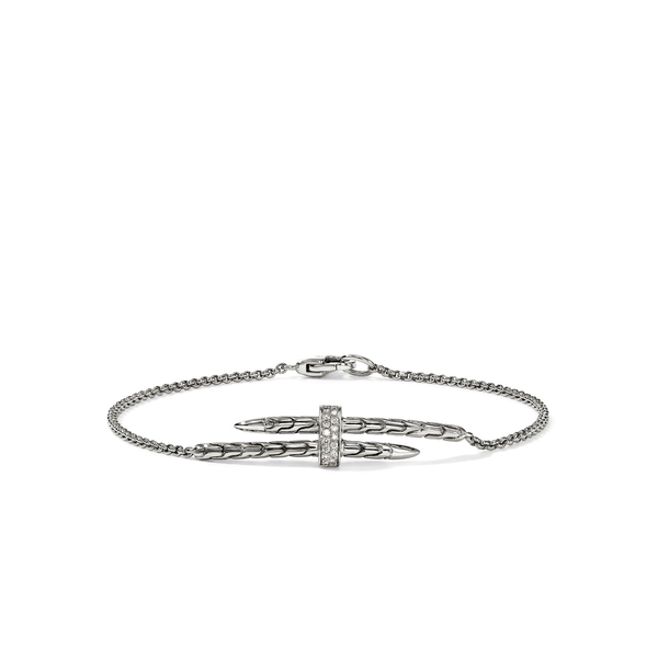 SS Spear Station Bracelet with Diamonds by John Hardy Kiefer Jewelers Lutz, FL