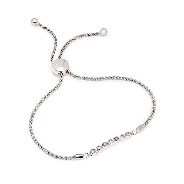 Sterling Silver Diamond Bolo Bracelet Kiefer Jewelers Lutz, FL