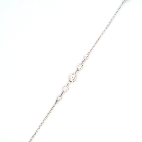 14KW 0.75CTW Diamond by the Yard Bracelet Kiefer Jewelers Lutz, FL