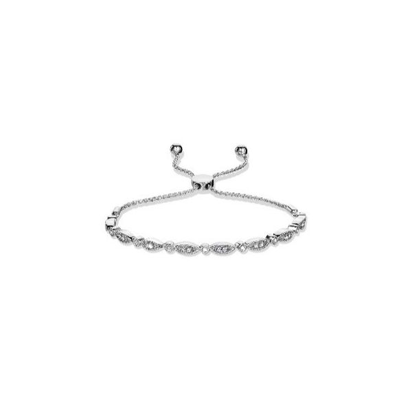 Sterling Silver Diamond Bolo Bracelet Kiefer Jewelers Lutz, FL