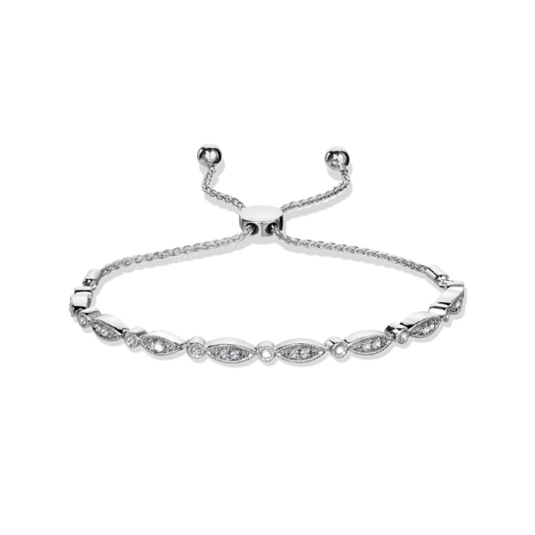 Sterling Silver Diamond Bolo Bracelet Kiefer Jewelers Lutz, FL