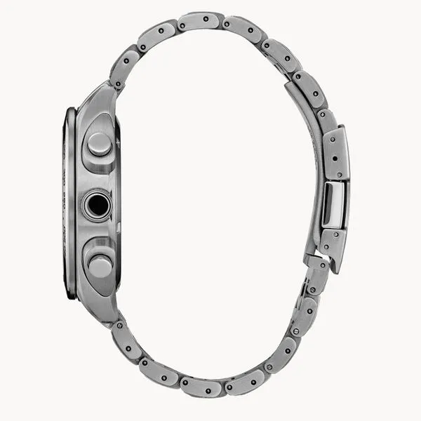 Citizen Carson Sterling Silver Eco Drive Bracelet Silver Watch Image 2 Kiefer Jewelers Lutz, FL